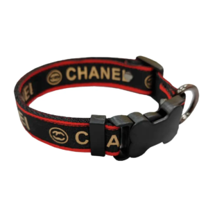 chanel puppy collar